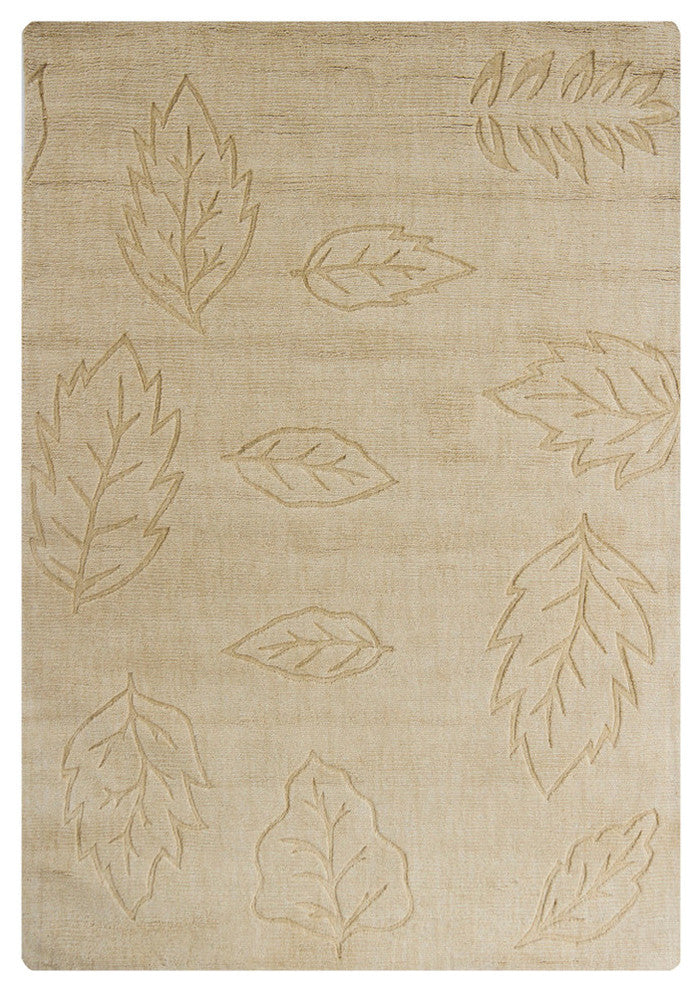 Jaipur Transitional Area Rug, Tan, 7'x10'