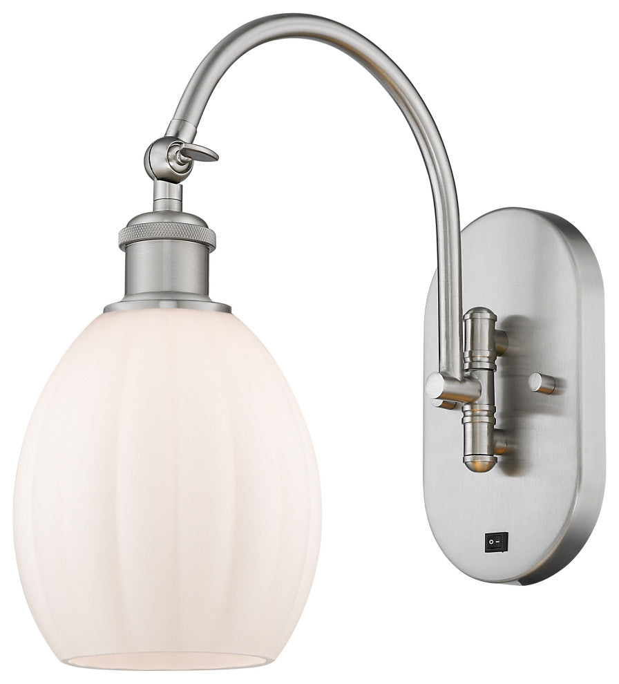 Innovations 518-1W-SN-G81 Eaton 1 Light 6" Sconce, Brushed Satin Nickel