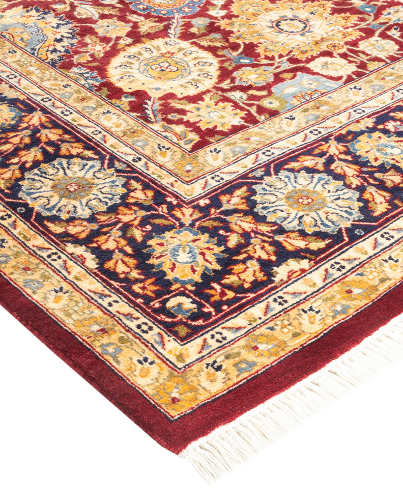 Maungdaw One-of-a-Kind Hand-Knotted Area Rug Red, 6'2"x9'5"