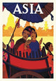 Burma-The Golden Landscape with Title- Canvas Poster 20" x 30"