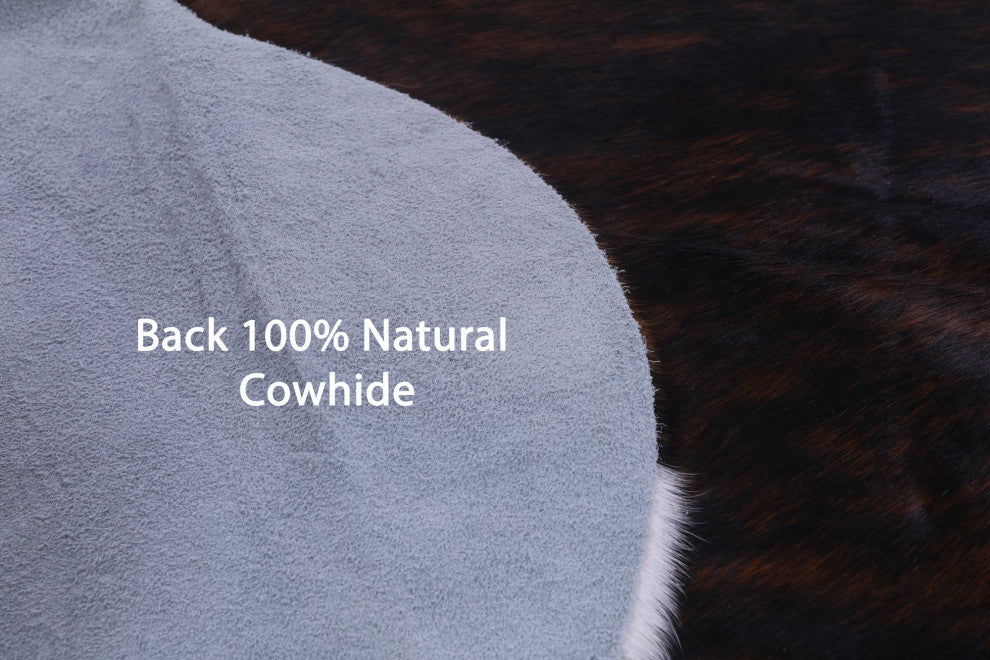 Brindle Natural Cowhide Rug 6' 11" X 6' 2" C2349
