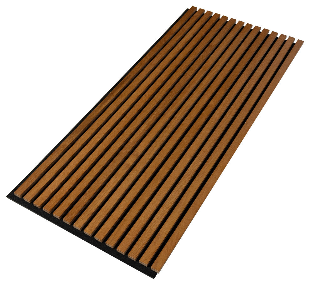 Acoustic Wood Panels, Set of 2 Slat Wall Panels - Montevideo