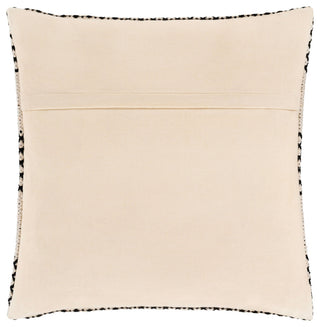 Surya Ryder Black Pillow Shell With Polyester Insert 20"H X 20"W