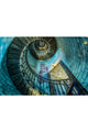 Spiral Photographic Artwork | Andrew Martin Lighthouse Staircase, Medium