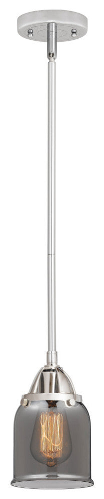 Small Bell Mini Pendant, Polished Chrome, Plated Smoke, Plated Smoke