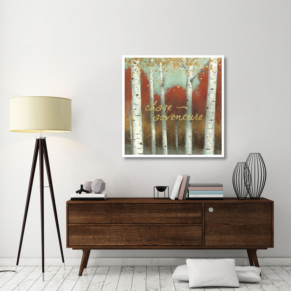 "Fall Promenade II" Digital Paper Print by James Wiens, 42"x42"