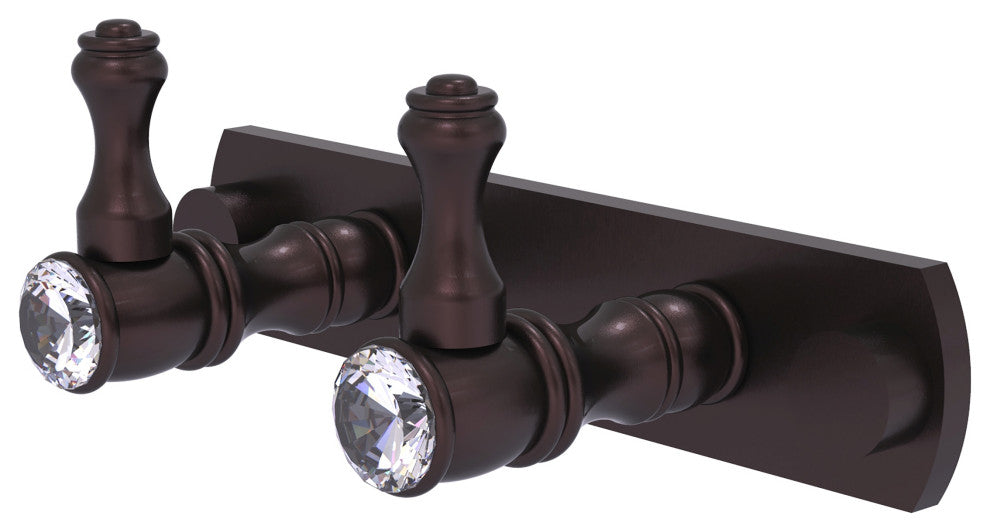Carolina Crystal 2 Position Multi Hook, Antique Bronze