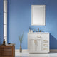 Ivy White Bathroom Vanity Set, 36", With Mirror
