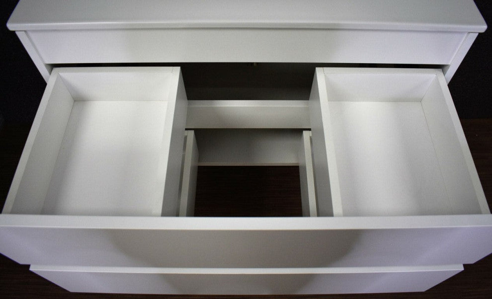 Salt 18Dx36" Floating Bathroom Vanity, White, Cabinet Only