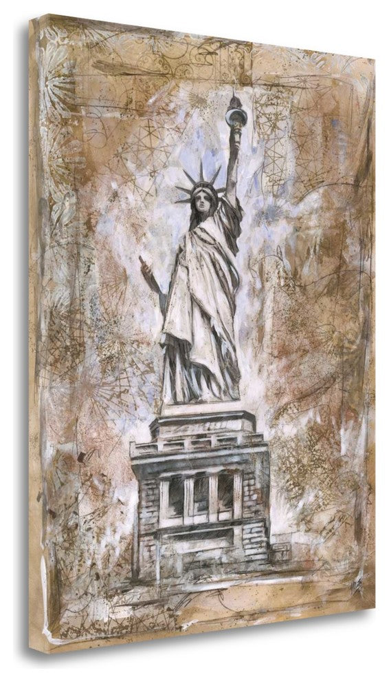 "Liberty" By Marta G. Wiley, Giclee Print on Gallery Wrap Canvas, Ready to Hang