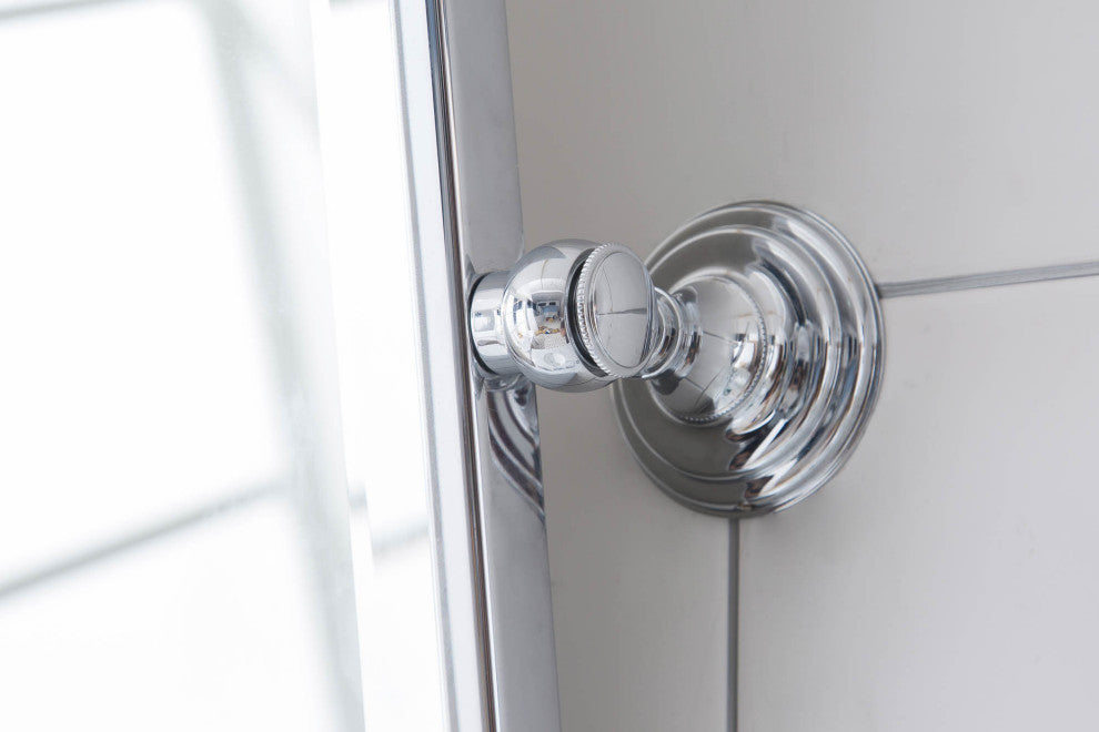 Embassy 72" Wide Double Wash Stand Only, Chrome