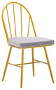 Dining Chair Set of 4 Modern Metal Armless