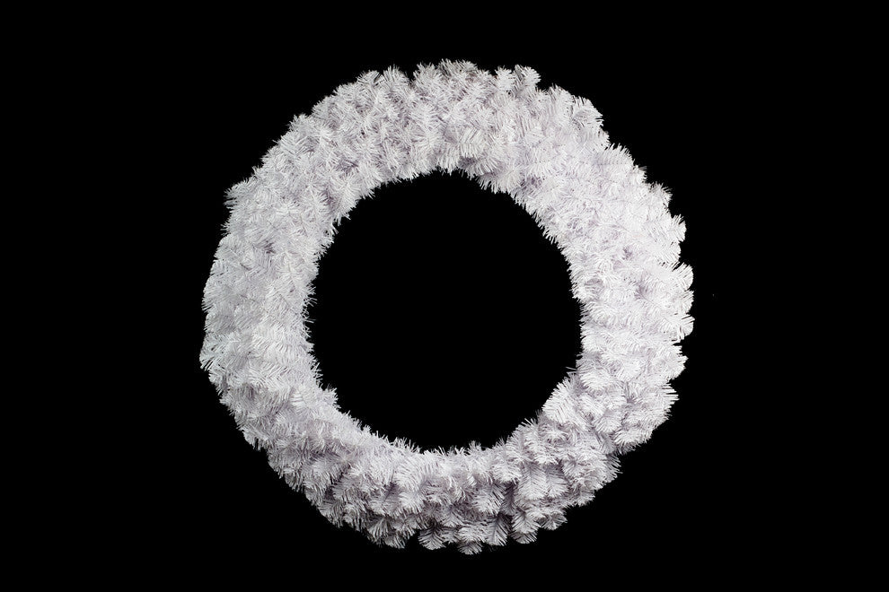3' White Sequoia Wreath