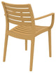 Compamia Artemis Outdoor Dining Armchairs - Set of 2, Teak Brown