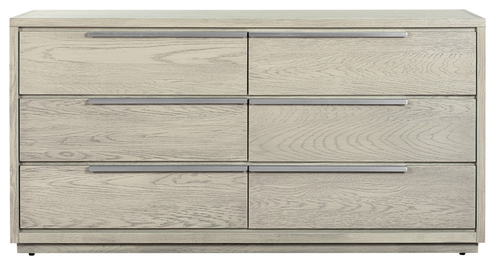 Abbey 4-Piece Bedroom Set, Gray Oak Wood, Queen
