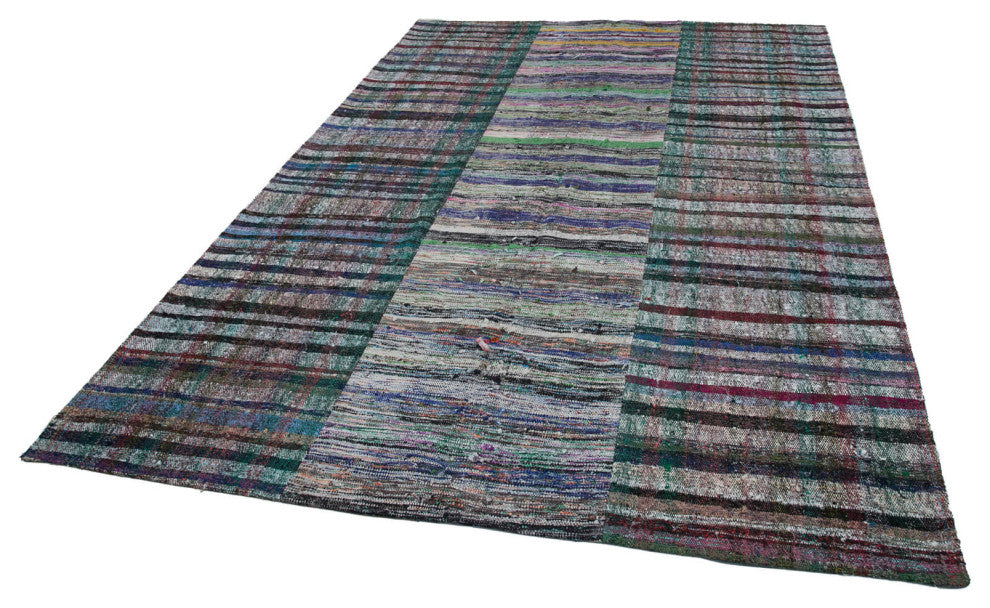 Rug N Carpet - Handmade Anatolian 6' 8'' x 9' 7'' Rustic Patchwork Kilim Rug