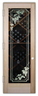 Wine Door - Vineyard Grapes Cascade - Douglas Fir (stain grade) - 30" x 96"...
