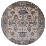 Ahgly Company Indoor Round Mid-Century Modern Area Rugs, 6' Round
