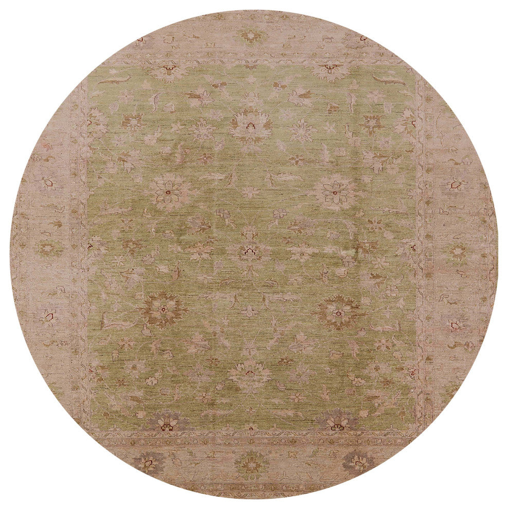 Ahgly Company Indoor Round Mid-Century Modern Area Rugs, 6' Round