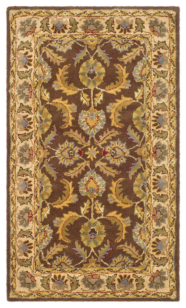 Safavieh Heritage Hg451A Brown, Ivory Area Rug
