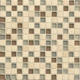 Interlude 3/4"x3/4" Glass/Stone Mosaic Blend, Musette