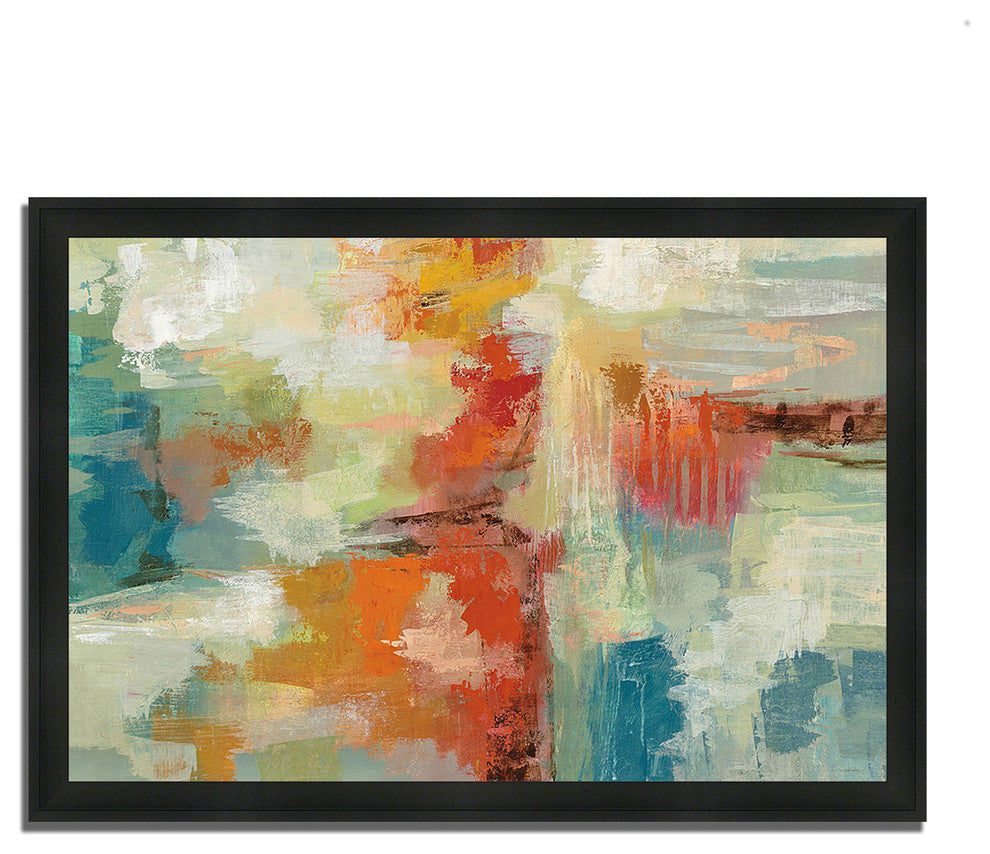 "Coral Reef" By Silvia Vassileva, Framed Painting Print, Ready To Hang