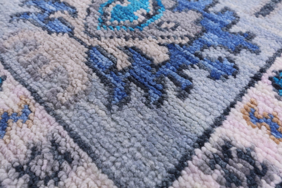 Turkish Oushak Hand-Knotted Wool Rug 8' 0" X 10' 1" - Q13634