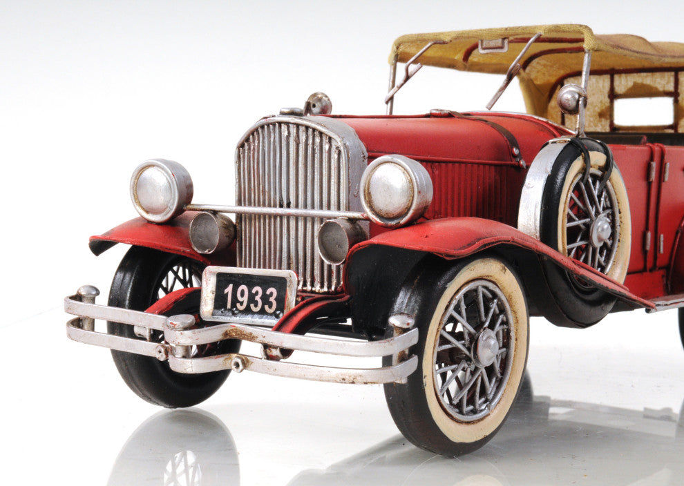 1933 RED DUESENBERG J 1:12 Collectible Metal scale model Automobile