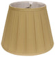11" Primrose Slanted Crimped Box Shantung Lampshade