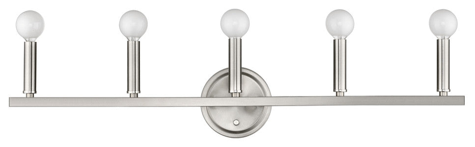 Sawyer 5-Light Satin Nickel Vanity