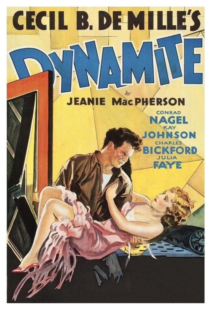 "Vintage Film Posters: Dynamite" Digital Paper Print, 42"x62"