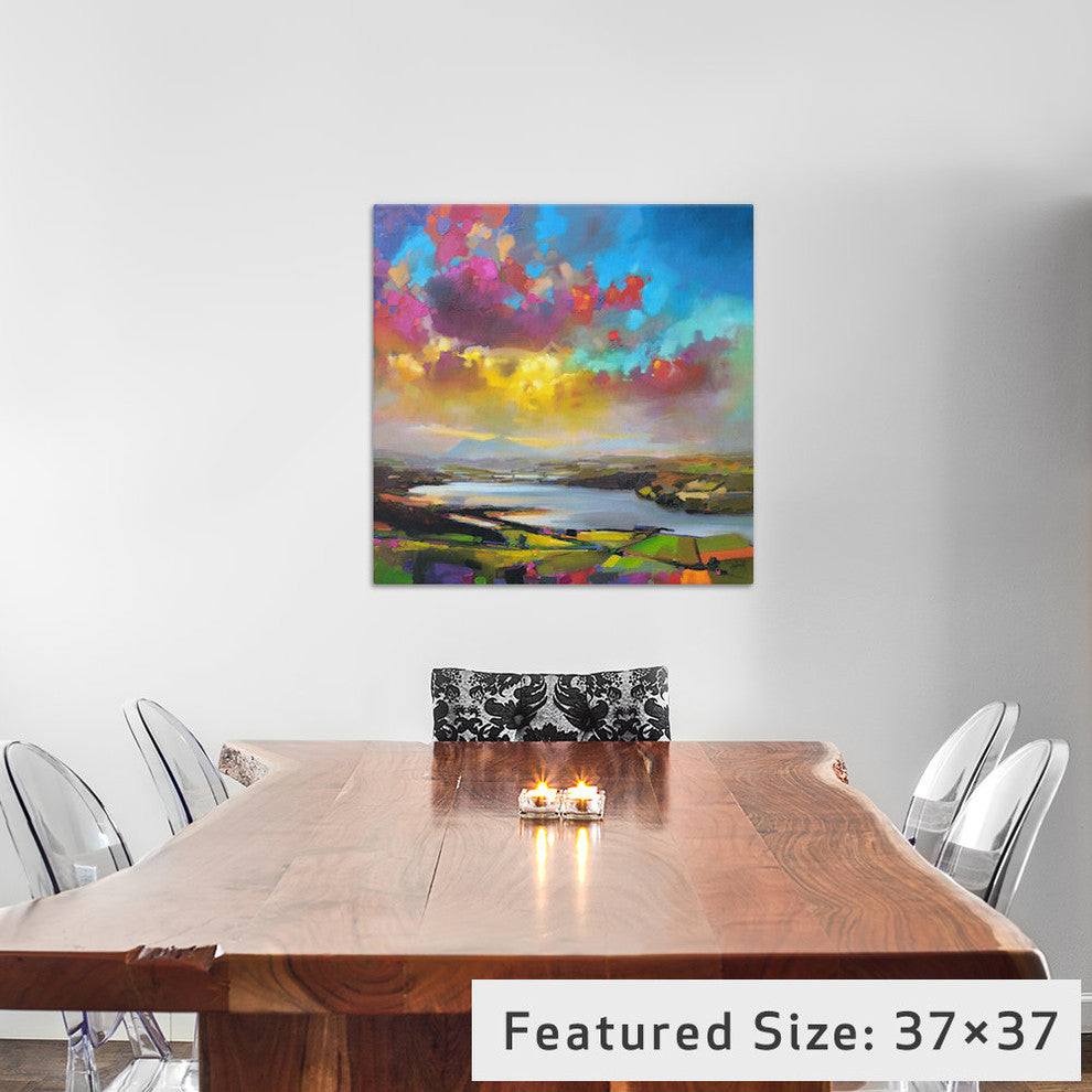 "Struie Hill Dornoch" by Scott Naismith, 37"x37"