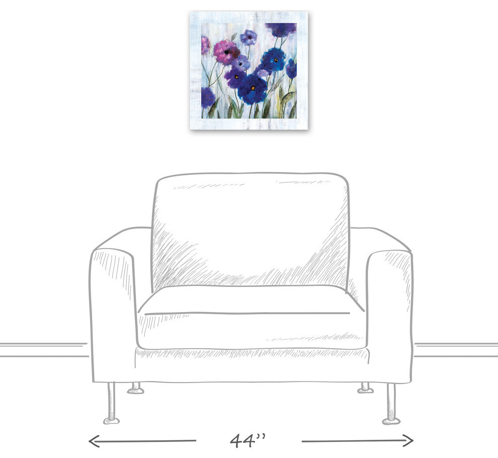 Garden Fresh Flowers 16x16 Canvas Wall Art