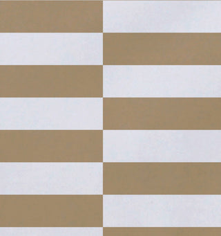 Stair Stepping Stripes Print Placement, Khaki, Set of 4