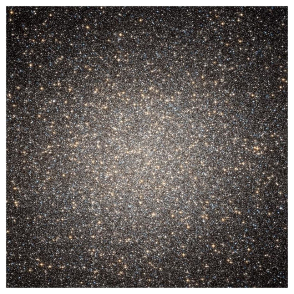 "Starry Splendor in Core of Omega Centauri" Digital Paper Print by NASA, 20"x20"