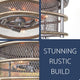 4 Light Wire Mesh Ceiling Lamp, Farmhouse, Flush Mount