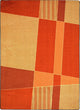 Kid Essentials Rug, Spazz, Orange, 3'10"x5'4"