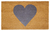 Calloway Mills Gray Heart Doormat, 30x48