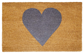 Calloway Mills Gray Heart Doormat, 30x48