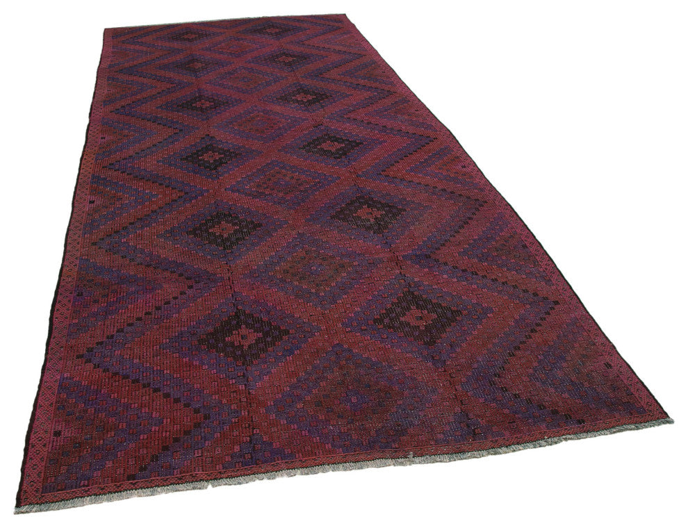 Rug N Carpet - Handmade Oriental 5' 9'' x 12' 2'' Unique Wool Kilim Rug