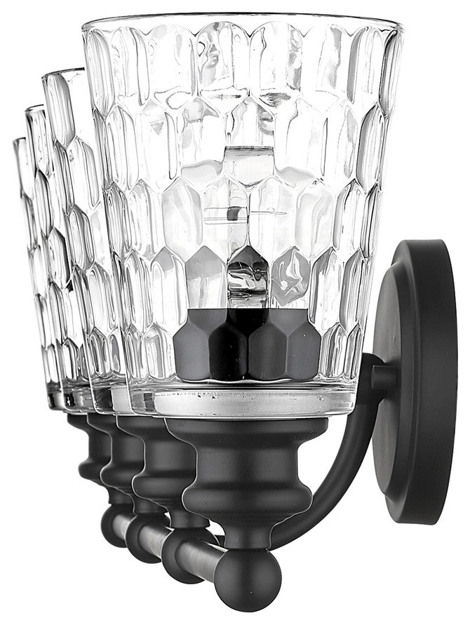 Mae 4-Light Matte Black Vanity