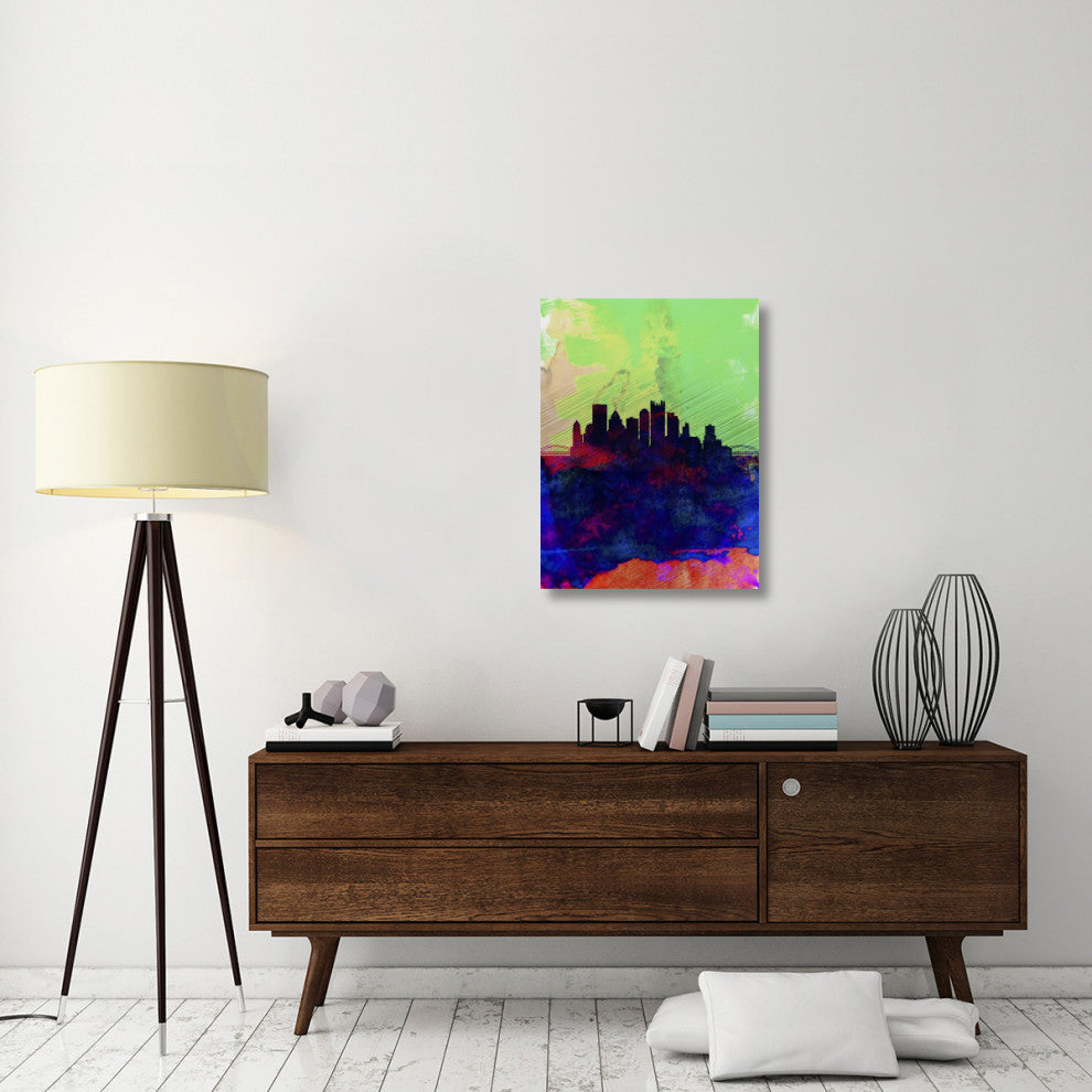 "Pittsburgh Watercolor Skyline" Fine Art Print