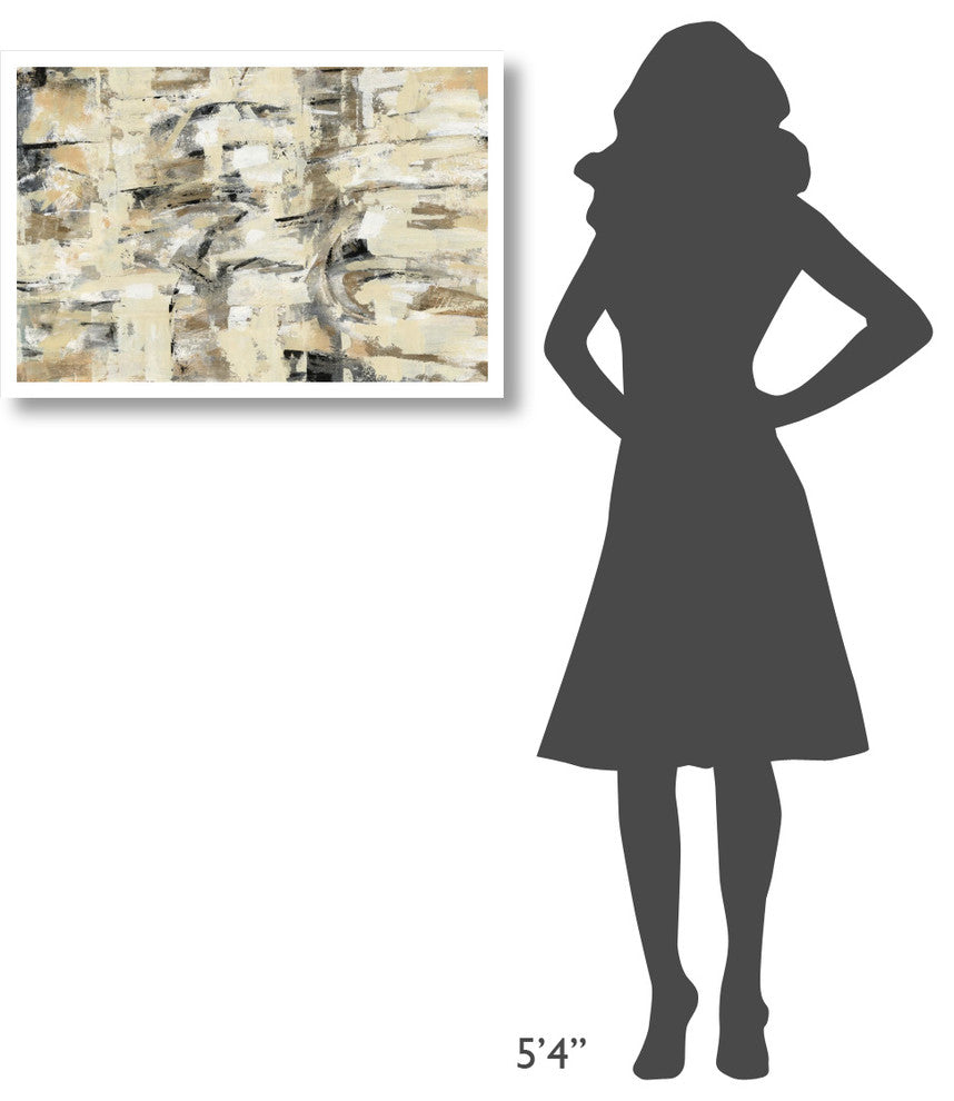 "Tone on Tone Crop" Digital Paper Print by Silvia Vassileva, 32"x22"