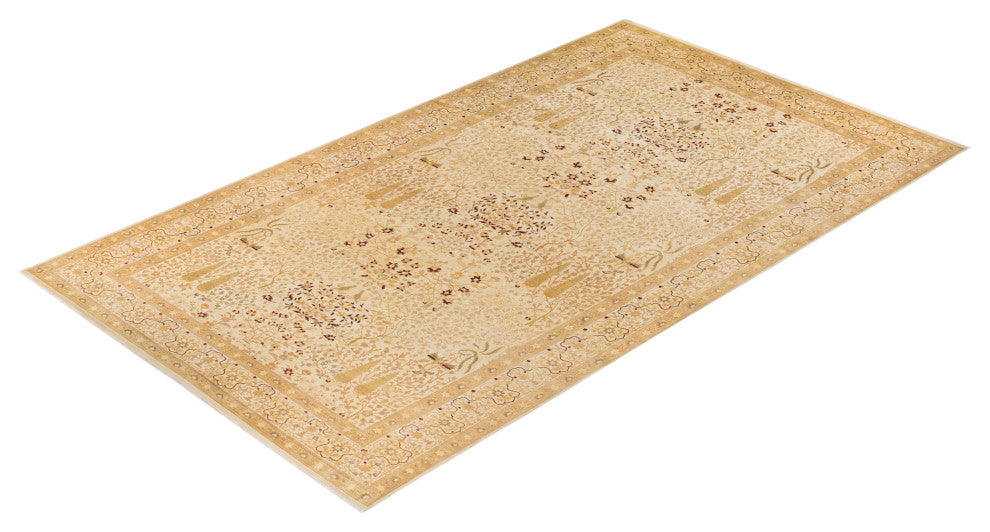 Mogul, One-of-a-Kind Hand-Knotted Area Rug Ivory, 9'4"x16'10"