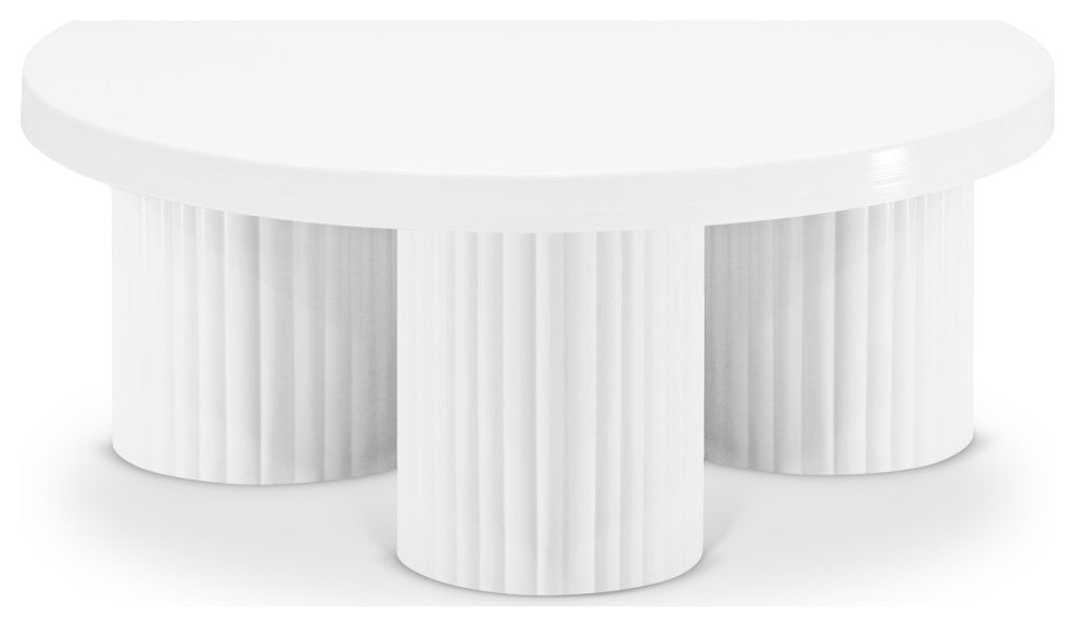 Rhodes Coffee Table / End Table, White, Coffee Table