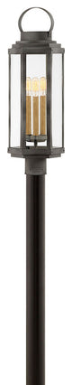 Hinkley Danbury Large Post Top Or Pier Mount Lantern, Aged Zinc