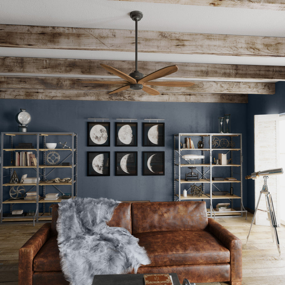 Hunter 58" Rhinebeck Noble Bronze Ceiling Fan With Wall Control