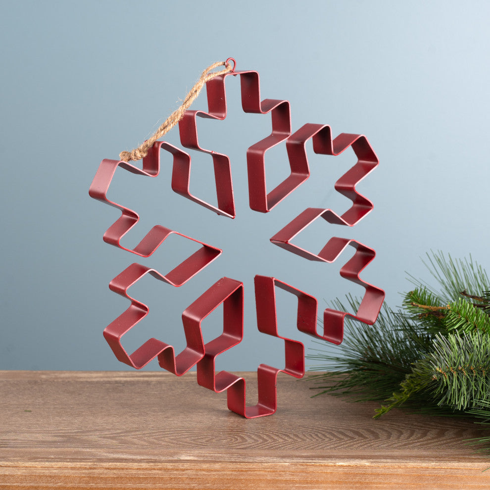 Snowflake Cookie Cutter Ornament, Set of 4