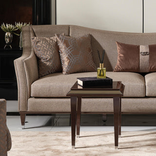 Lousanne Side Table Glossy Mocha Sand