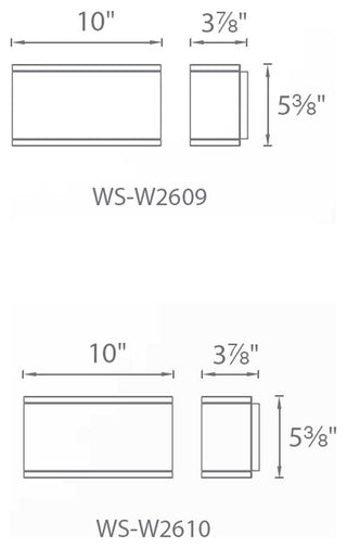 WAC Lighting Tube LED Outdoor Half Cylinder Wall Light, White
